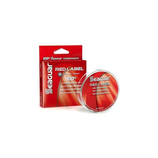 Seaguar Red Label 100% Fluorocarbon Fishing Line, Multiple Sizes